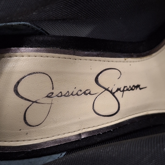 Jessica Simpson Black Mesh Rhinestone Whimsigoth Fairy Ankle Booties Size 7.5M - Picture 13 of 15